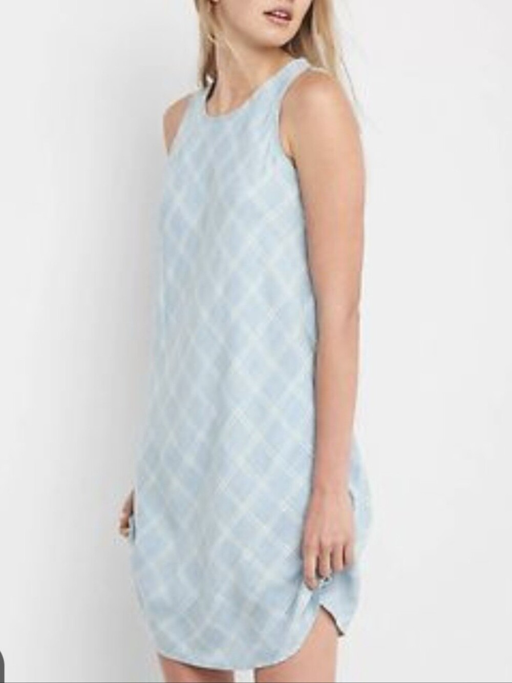 GAP WOMENS SWING DRESS SLEEVELESS